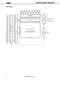 浏览型号UPD23C32340GZ-MJH的Datasheet PDF文件第6页