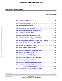 浏览型号MC68HC908GZ8VFJ的Datasheet PDF文件第5页