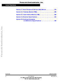 浏览型号MC68HC908GZ8VFJ的Datasheet PDF文件第6页