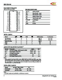 浏览型号IS61C64AH-20J的Datasheet PDF文件第2页