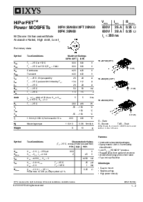 浏览型号IXFH26N60的Datasheet PDF文件第1页