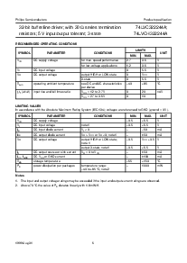 浏览型号74LVCH322244A的Datasheet PDF文件第6页