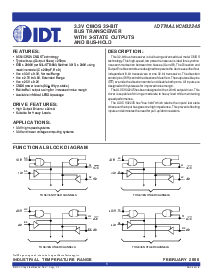 浏览型号IDT74ALVCH32245BF的Datasheet PDF文件第1页