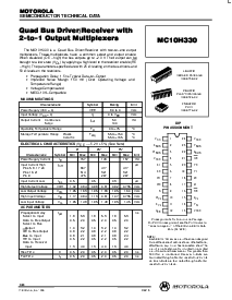 浏览型号MC10H330的Datasheet PDF文件第1页