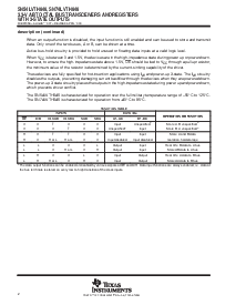 浏览型号SN74LVTH646DB的Datasheet PDF文件第2页