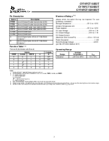 浏览型号74FCT162H952CTPVCT的Datasheet PDF文件第2页