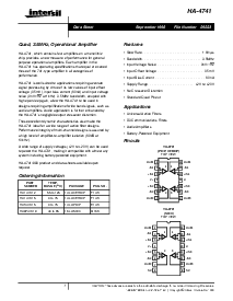 浏览型号HA1-4741-2的Datasheet PDF文件第1页