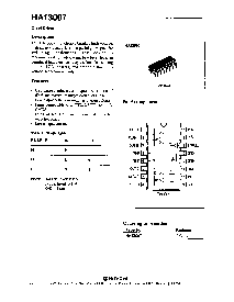 浏览型号HA13007的Datasheet PDF文件第1页