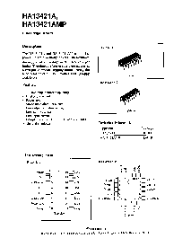 浏览型号HA13421的Datasheet PDF文件第1页