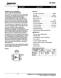 浏览型号HA3-5020-5的Datasheet PDF文件第1页