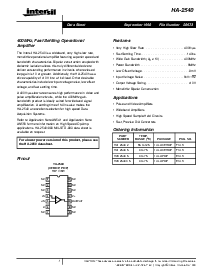 浏览型号HA3-2540-5的Datasheet PDF文件第1页