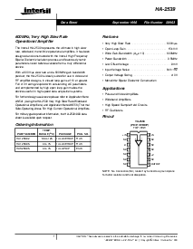 浏览型号HA3-2539-5的Datasheet PDF文件第1页