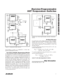 浏览型号MAX6509HAUK-T的Datasheet PDF文件第7页