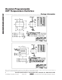 浏览型号MAX6509HAUK-T的Datasheet PDF文件第8页