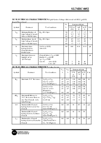 浏览型号HC4052的Datasheet PDF文件第3页