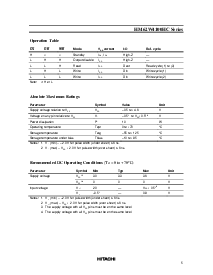 浏览型号HM62W4100HCJP-10的Datasheet PDF文件第5页