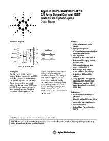浏览型号HCPL-0314的Datasheet PDF文件第1页