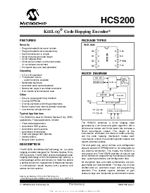 浏览型号HCS200的Datasheet PDF文件第1页