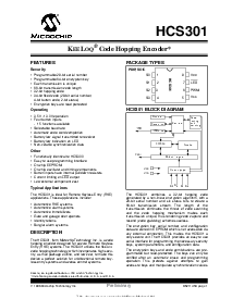 浏览型号HCS301的Datasheet PDF文件第1页