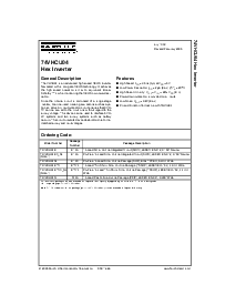 浏览型号74VHCU04MTCX的Datasheet PDF文件第1页