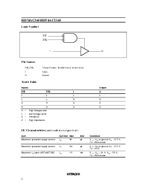 浏览型号HD74AC365的Datasheet PDF文件第2页