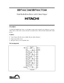浏览型号HD74AC244的Datasheet PDF文件第1页