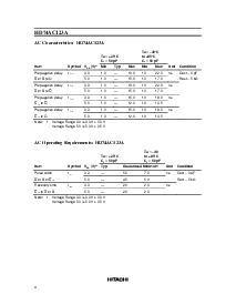 浏览型号HD74AC123A的Datasheet PDF文件第4页