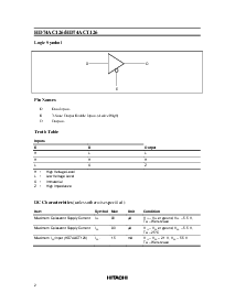 浏览型号HD74ACT126的Datasheet PDF文件第2页