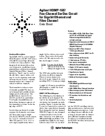 浏览型号HDMP-1687的Datasheet PDF文件第1页