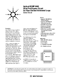 浏览型号HDMP-0440的Datasheet PDF文件第1页