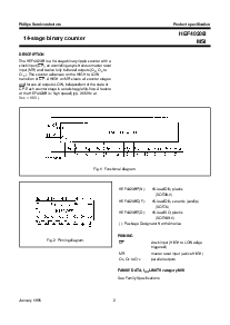 浏览型号HEF4020BP的Datasheet PDF文件第2页