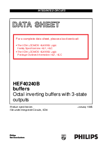 浏览型号HEF40240BP的Datasheet PDF文件第1页