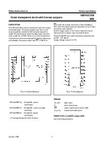 浏览型号HEF40373BT的Datasheet PDF文件第2页