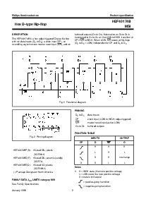 浏览型号HEF40174B的Datasheet PDF文件第2页