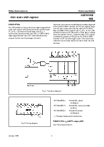浏览型号HEF4014BT的Datasheet PDF文件第2页