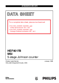 浏览型号HEF4017BT的Datasheet PDF文件第1页