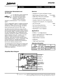 浏览型号HFA3783IN的Datasheet PDF文件第1页