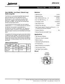 浏览型号HFA1212IB的Datasheet PDF文件第1页