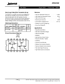浏览型号HFA3102B的Datasheet PDF文件第1页