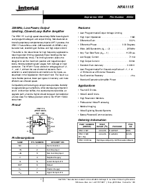 浏览型号HFA1115IP的Datasheet PDF文件第1页