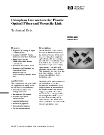 浏览型号HFBR-4531的Datasheet PDF文件第1页
