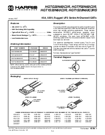 浏览型号HGTP20N60C3R的Datasheet PDF文件第1页