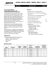 浏览型号HIN208CA的Datasheet PDF文件第1页