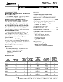 浏览型号HIN202CP的Datasheet PDF文件第1页