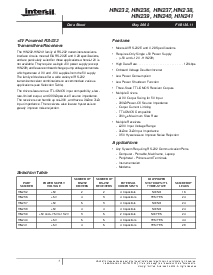 浏览型号HIN232CB的Datasheet PDF文件第1页