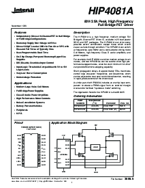 浏览型号HIP4081AIP的Datasheet PDF文件第1页