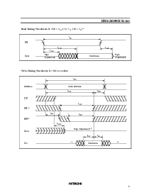 浏览型号HM624100HJP-12的Datasheet PDF文件第9页