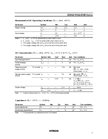 浏览型号HM62W16255HJPI-15的Datasheet PDF文件第5页