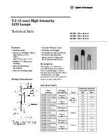 浏览型号HLMP-1320-HX000的Datasheet PDF文件第1页