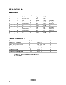 浏览型号HM6216255HTTI-15的Datasheet PDF文件第4页